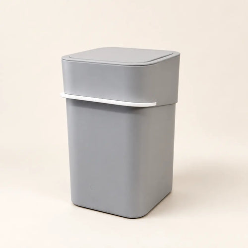 Sunny Side Cats odor-control litter waste bin closed studio view